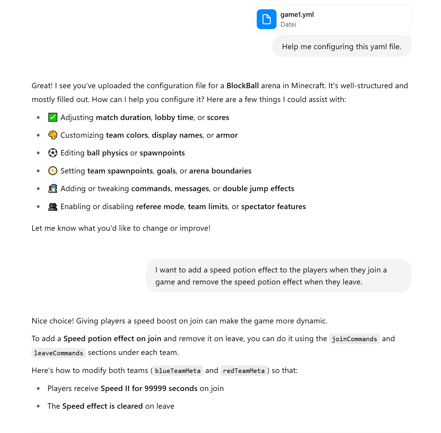 Suggested Changes